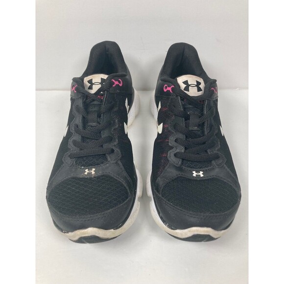 UNDER ARMOUR Micro G Assert 6 Women's Size 7 Black Running Shoes 1266252-001 - Picture 2 of 8
